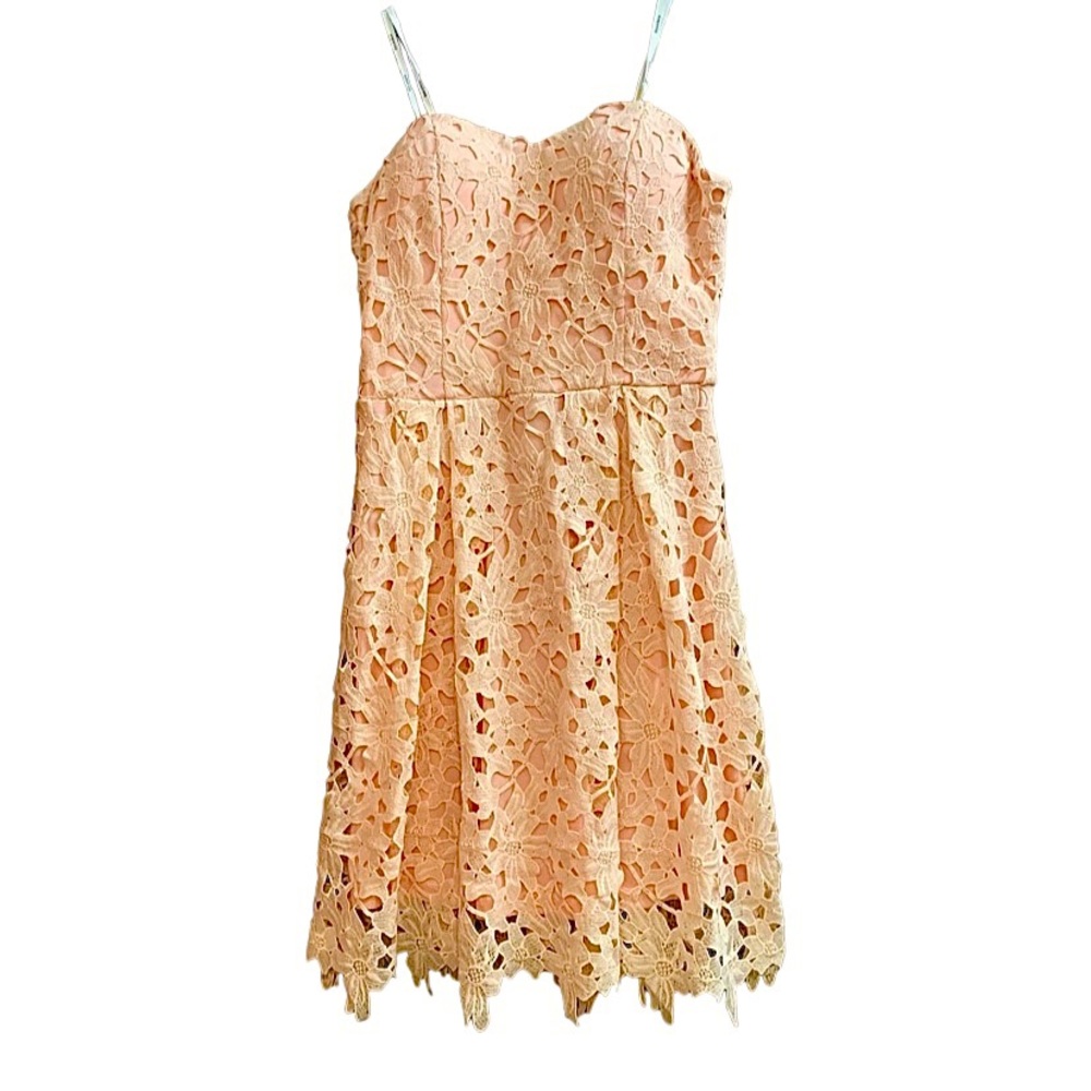 Soieblu strapless lace dress Size L